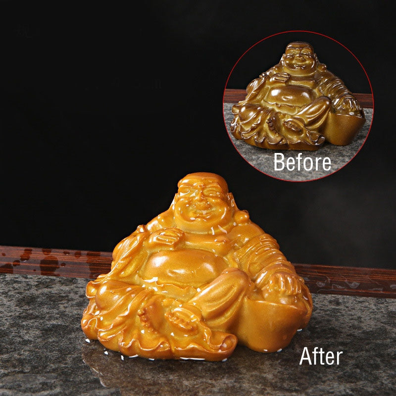 Color Changing Laughing Buddha Tea Pet – Kid friendly durable build, family tea time companion