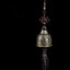 Feng Shui Wind Chime Bell – Full front view of Buddha koi phoenix zinc alloy wall hanging, feng shui decor