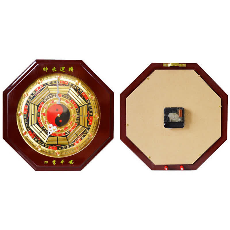 Feng Shui Bagua Peach Wood Wall... – Four seasons peace theme, red feet, feng shui