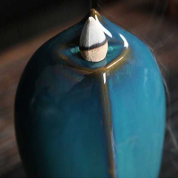 Ceramic Waterfall Backflow Incense Burner