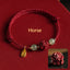 Cinnabar Hetian Jade Chinese Zodiac Bracelet – Monkey(Wrist Circumference 14-18cm), image 9, healing bracelet