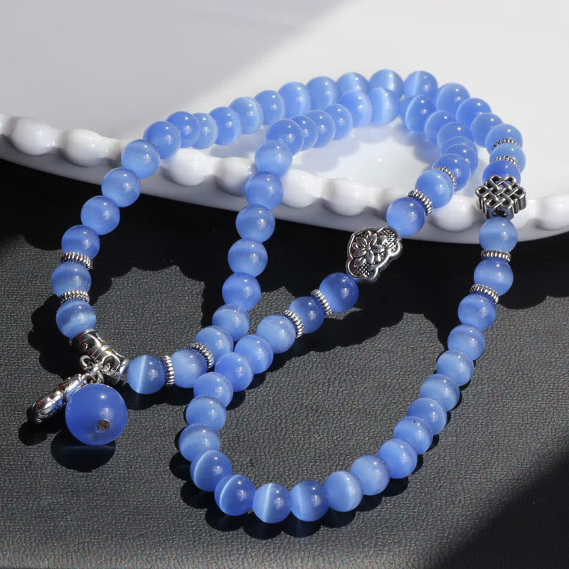 Cat Eye PiXiu Triple Wrap Bracelet, image 20, healing bracelet