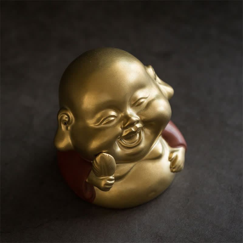 Healing Buddha Burner Art – ceramic construction detailed hands, spiritual wellness home decor