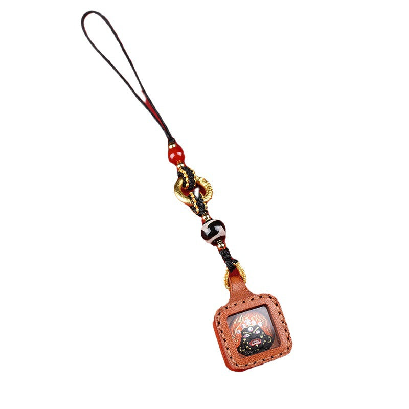 Tibetan Buddhist Palden Lhamo Thangka Keychain, image 10, lucky charm