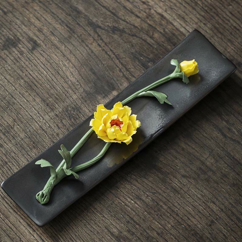 Ceramic Lotus Incense Burner | Serenity & Balance