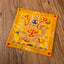 Phoenix Dragon Kirin Embroidery Tea Cup Mat - Yellow base gold dragon double happiness, Celebration Mat