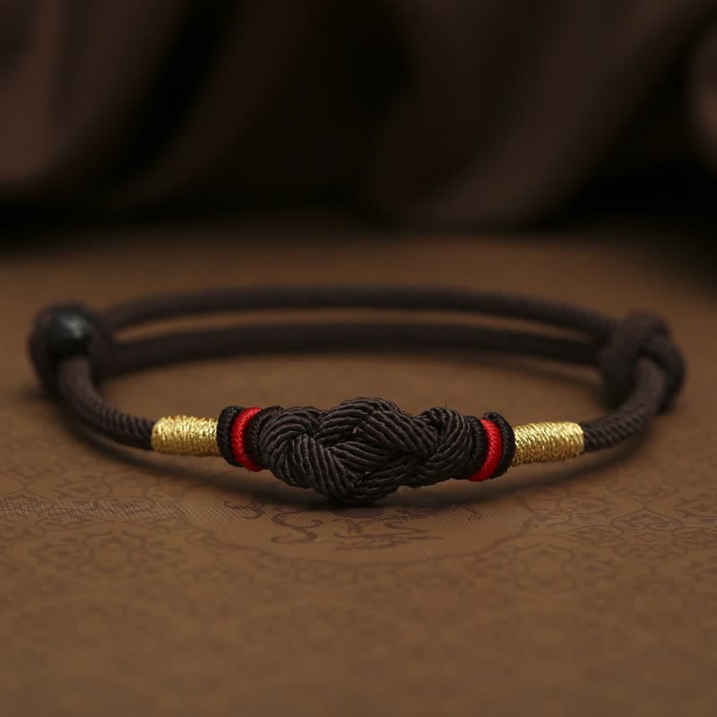 Red String Jade Fortune Knot Braided Couple Bracelet, image 16, healing bracelet