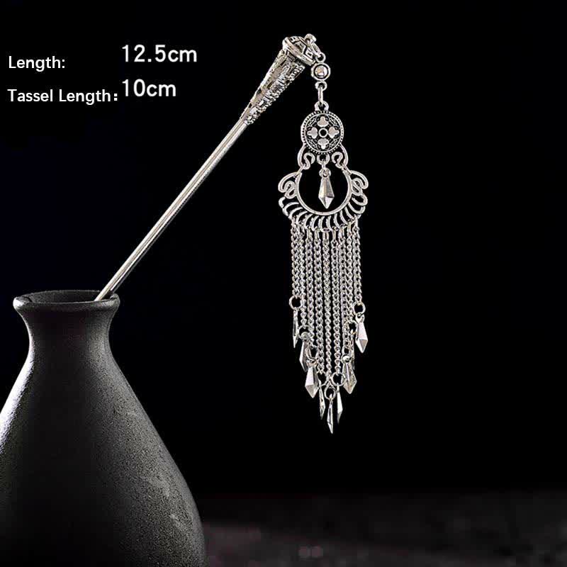 Water Drop size detail, 12.5cm length with 10cm tassel
