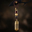 Tibetan Om Mani Padme Hum Brass Car Ornament – A, front view