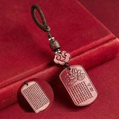 Cinnabar Piyao Talisman Keychain – A, image 1, lucky charm