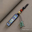 Painted Sandalwood 'Lucky Pig' Keychain – Agarwood, image 1, lucky charm