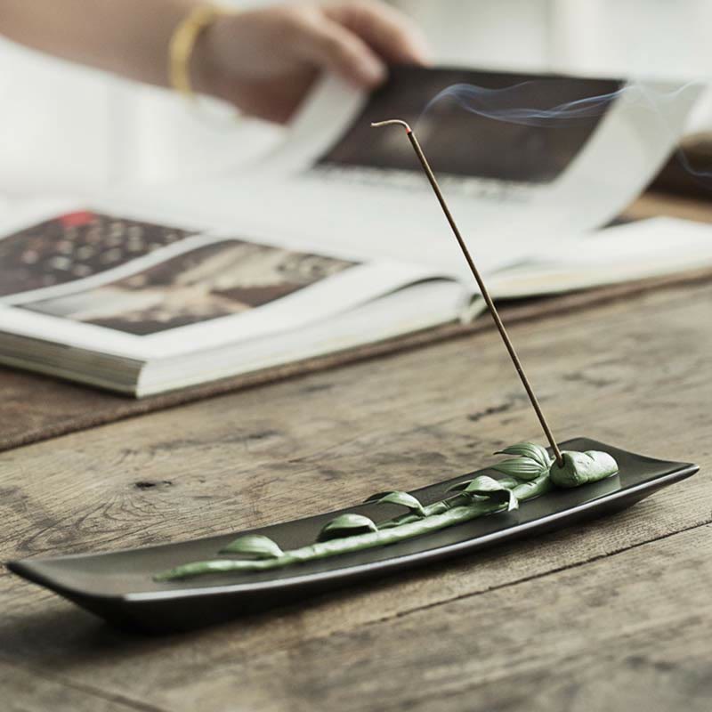 Ceramic Lotus Incense Burner | Serenity & Balance