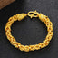 Dragon Protection Bracelet - Byzantine chain with dragon head clasp on black display, Strength