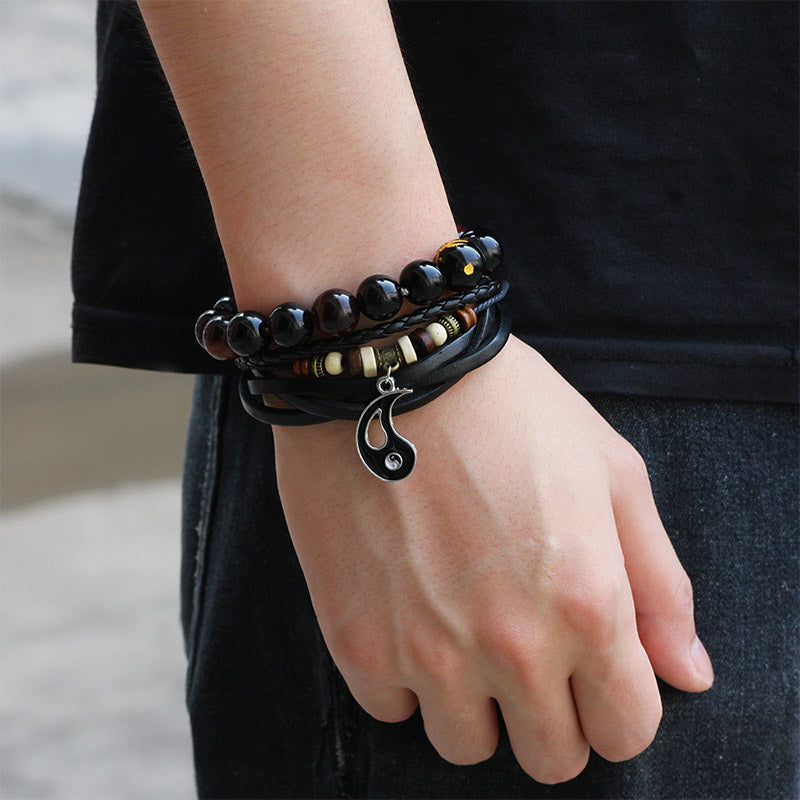 Copper Yin Yang Balance Bracelet Secondary image