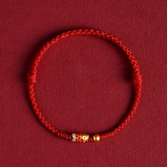 925 Silver Koi Fish Braided Rope Bracelet – Koi Fish Black(Wrist Circumference 14-18cm), image 3, healing bracelet