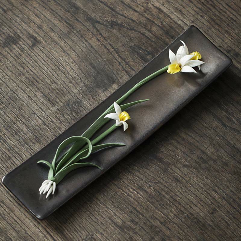 Ceramic Lotus Incense Burner | Serenity & Balance