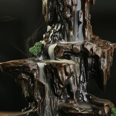 Mountain Tower Backflow Incense Burner | Meditation & Serenity