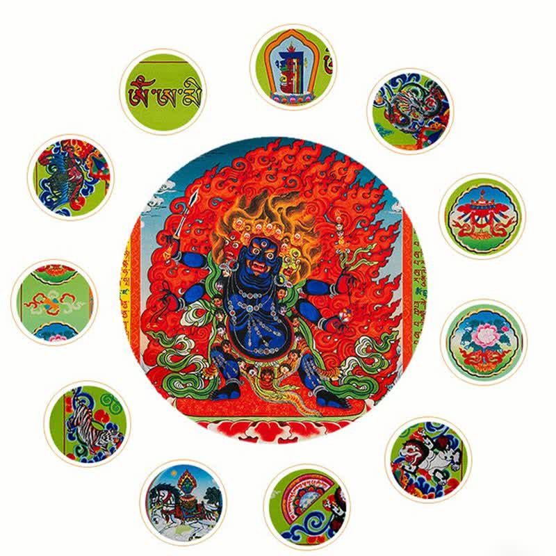 Tibetan Buddha Lotus Meditation Statue – detail of seated dhyana posture, traditional mudra position