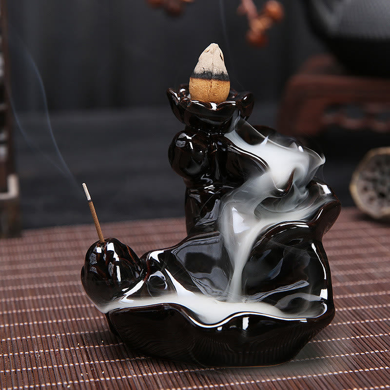 Ceramic Waterfall Backflow Incense Burner Zweitbild
