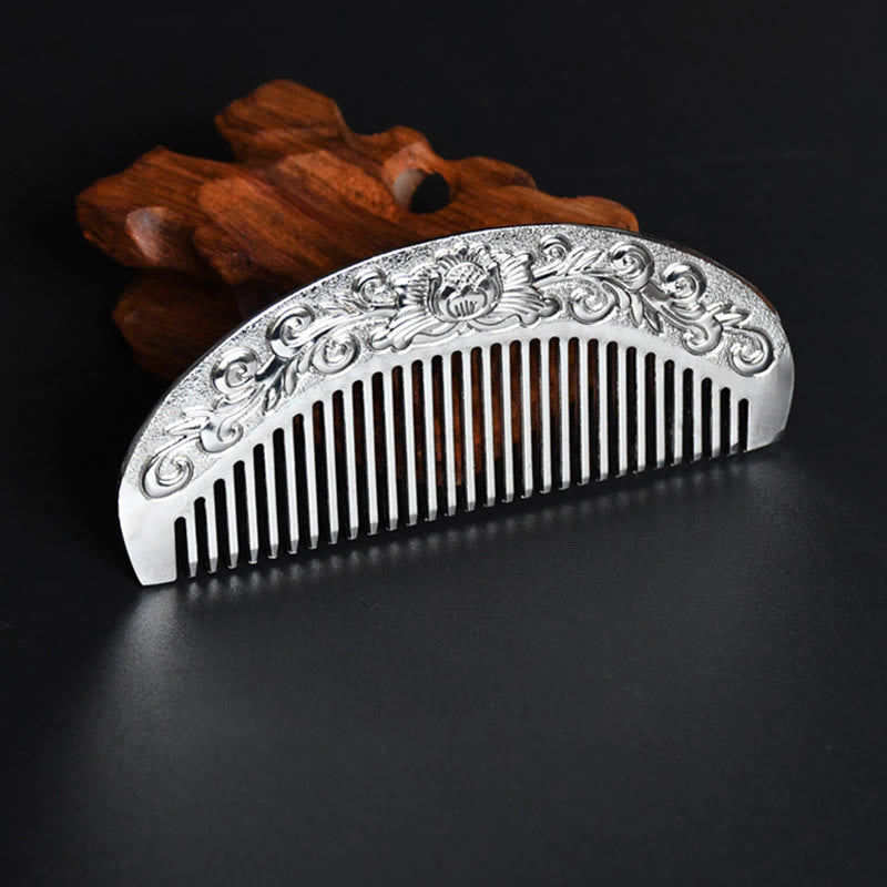 Dragon Phoenix Gold Plated Comb – Gift Box, image 8
