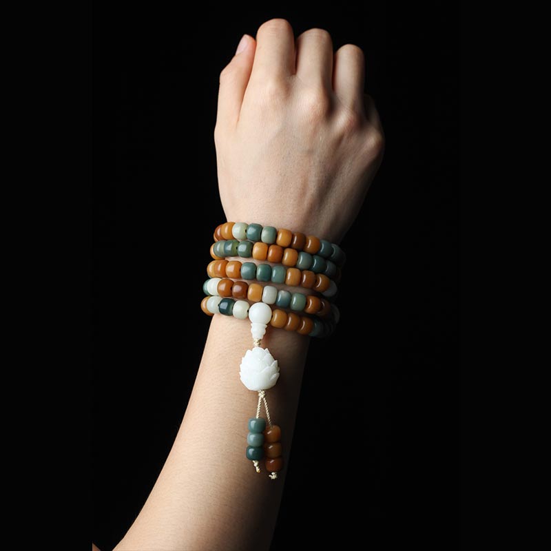 Collar Pulsera Bodhi Lotus Mala Armonía | Sabiduría