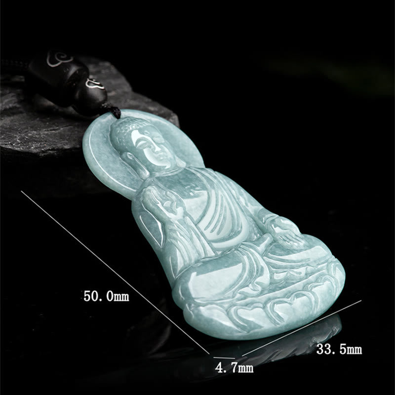 Buddha Pendant Detail – hand-polished surface, 999 silver shine