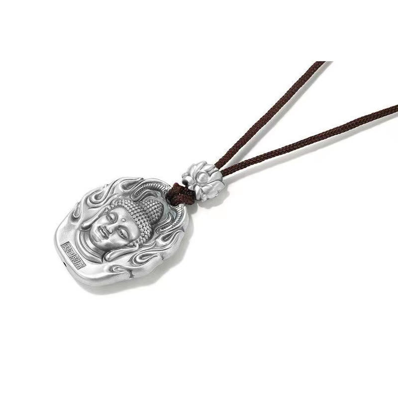 Lotus Buddha Avalokitesvara Incense Burner – cone incense burning inside, backflow smoke effect