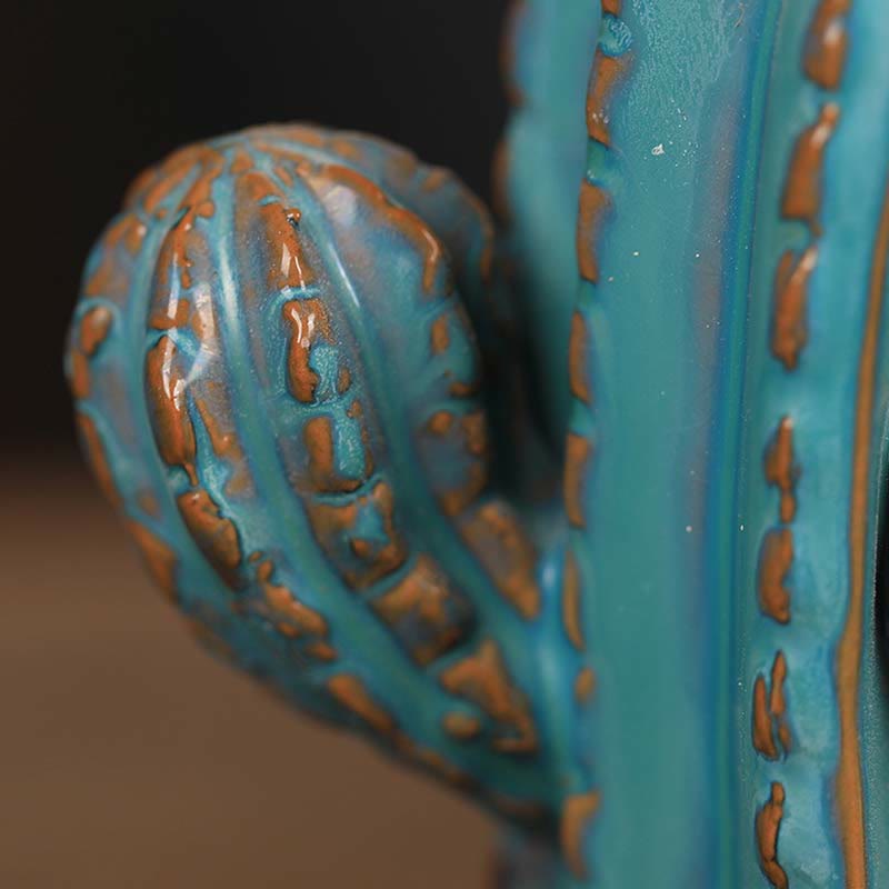 Cactus Ceramic Backflow Incense Burner