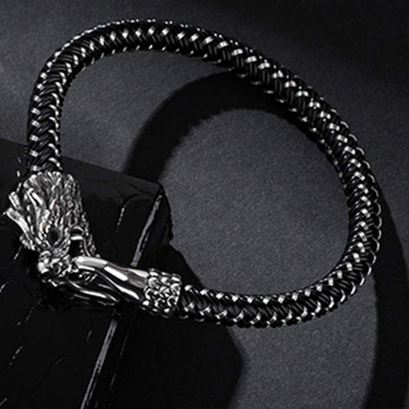 Dragon Protection Bracelet - Tail cap inserted into dragon mouth, Mysterious