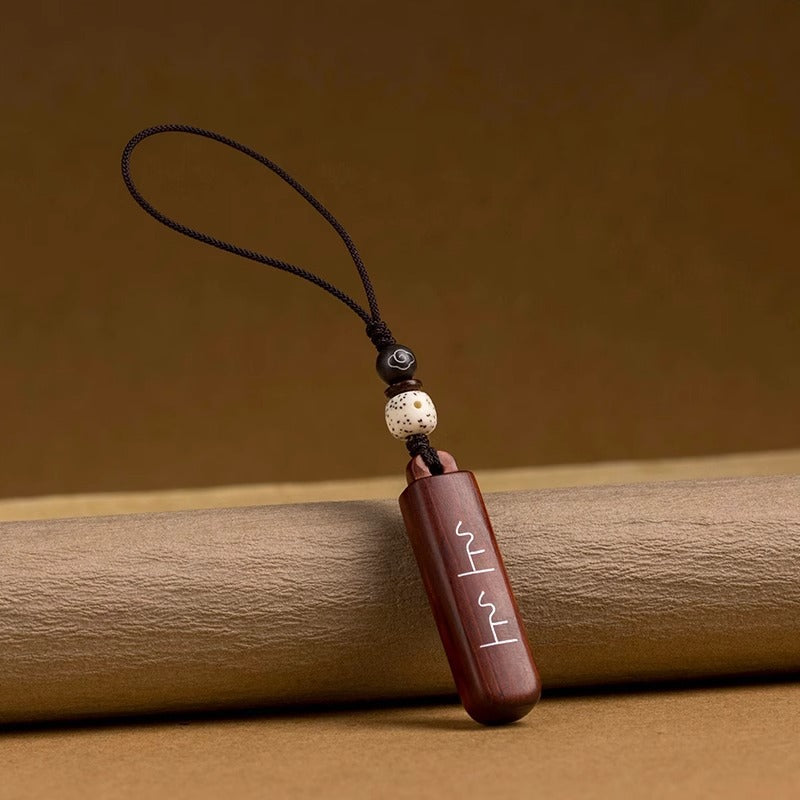 Black Sandalwood Lucky Draw Keychain – Rosewood / Phone Charm, image 4, lucky charm