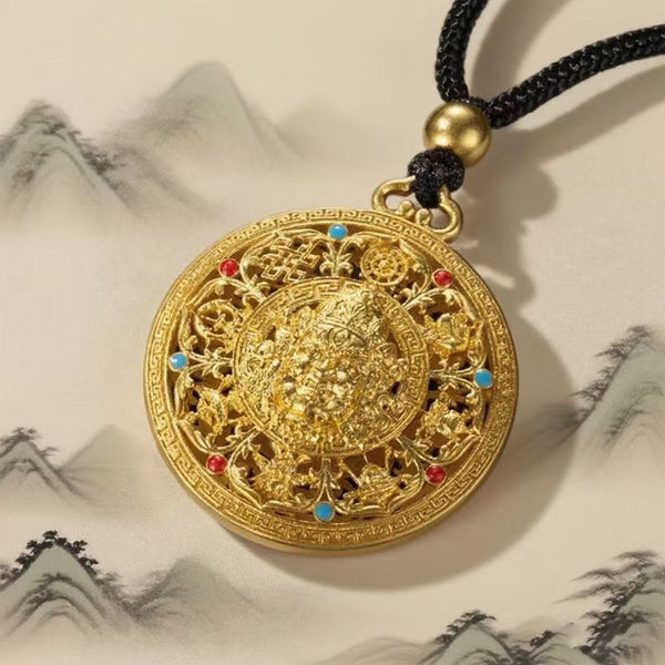 Golden Wealth Mandalas Keychain, image 9, lucky charm