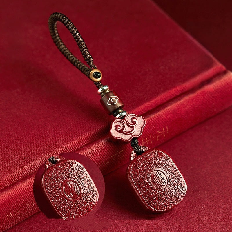 Cinnabar Piyao Talisman Keychain – C, image 3, lucky charm