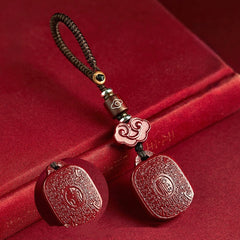 Cinnabar Piyao Talisman Keychain – C, image 3, lucky charm
