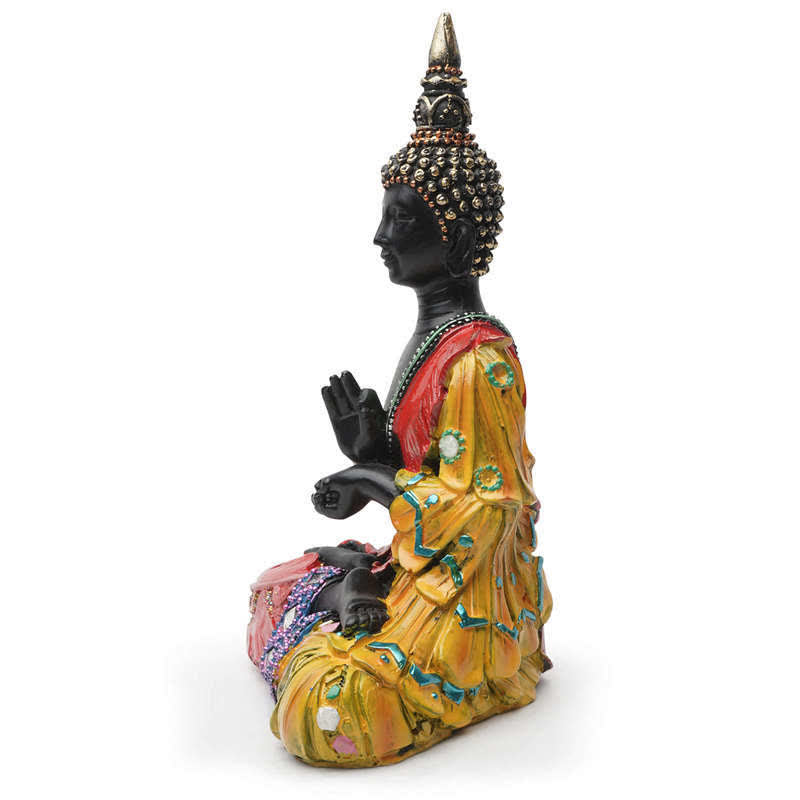Jade Lotus Buddha Pendant - Natural light showing jade translucency and color, carved stone necklace