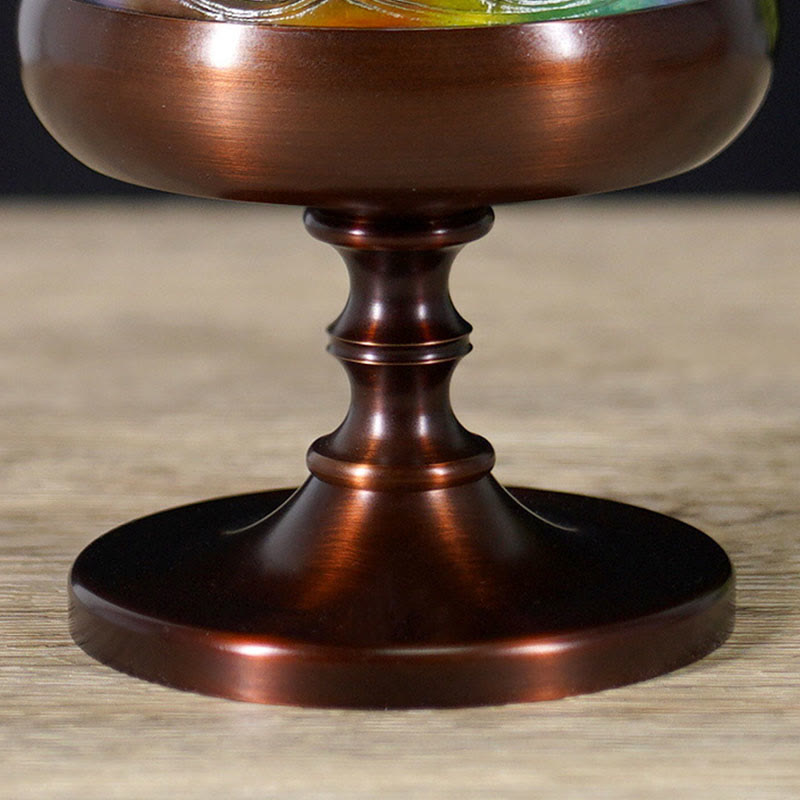 Liuli Crystal Mountain Incense Burner