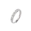 925 Sterling Silver PiXiu Couple Ring – single ring side angle on white, detailed PiXiu carving, 925 silver adjustable band