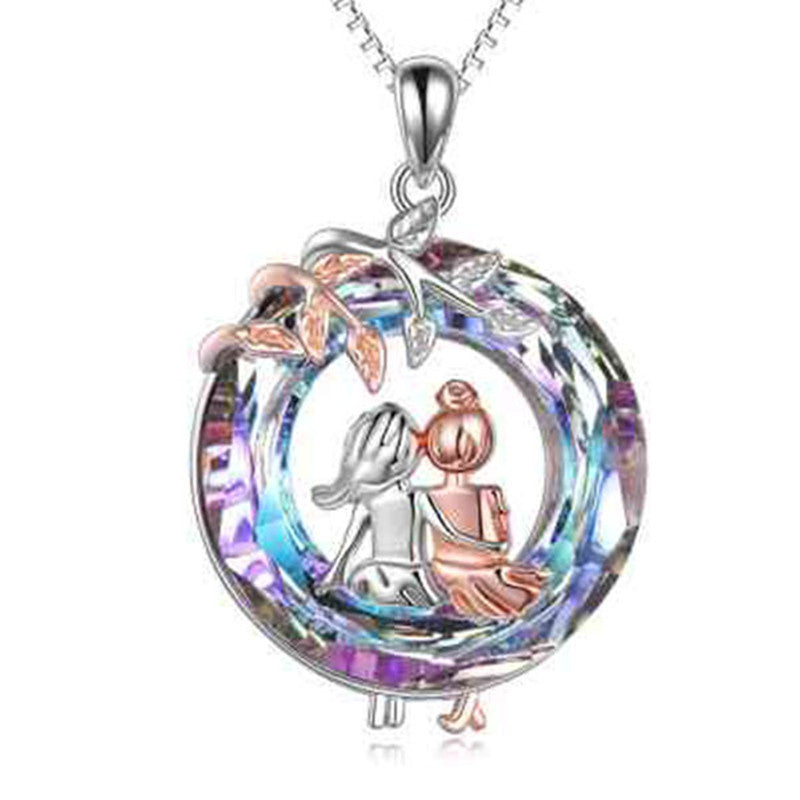 Minimalist Tree of Life Hollow-Out Necklace – group shot with tree of life, amulet necklace