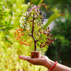 Natural Crystal Feng Shui Tree of Life