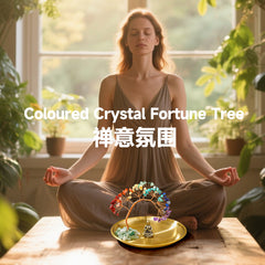 7Chakras Colorful Crystal Meditation Life Tree