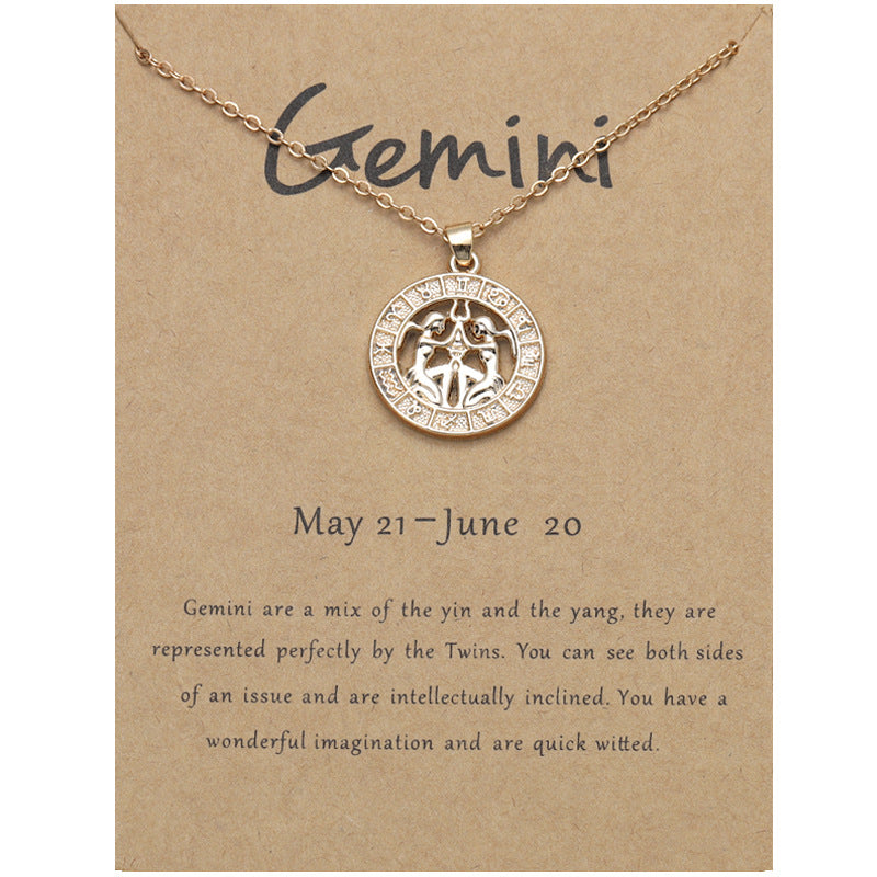 3D Zodiac Constellation Pendant Necklace – view 57, lifestyle view, amulet necklace