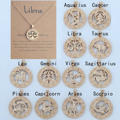 3D Zodiac Constellation Pendant Necklace – Personalized Astrology Amulet for Cosmic Connection & Intuitive Guidance