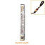 Tian Peng Chi Pendant – front view silver ruler with gold constellation and Chinese text, keychain lanyard inset shown, spiritual authority tool