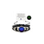 Zodiac Leather Wrap Bracelet – Aries with ram charm and manifestation card, glow feature