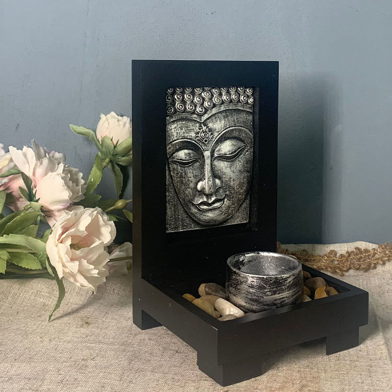 Buddha Compassion Serenity Prayer Altar Zen Home Decoration – Box foam packaging, gift ready statue
