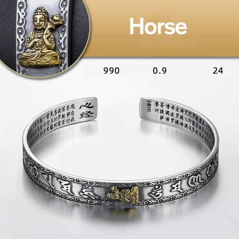 Chinese Zodiac Natal Buddha Protection Bracelet – Smooth polished bead surface, tactile daily accessory