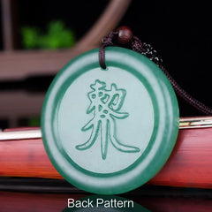 Green Aventurine Yin Yang Balance Necklace Pendant – Luck & Positivity