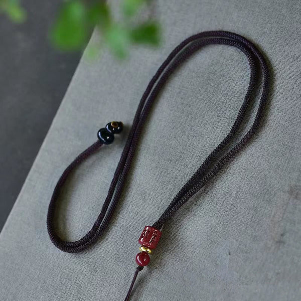 Koi Fish Copper Luck Charm - side profile revealing pendant thickness and depth, amulet