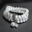Cat Eye PiXiu Triple Wrap Bracelet – White Cat's Eye, image 1, healing bracelet