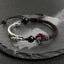 Dragon Braided Bracelet – red silk brocade table runner with gold lotus embroidery and tassel, festive dining decor