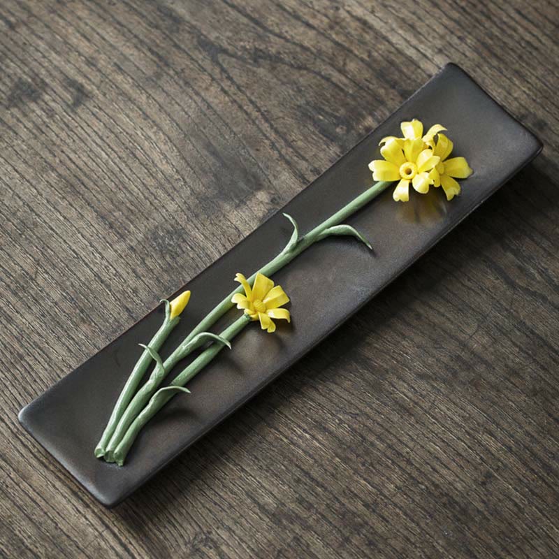 Ceramic Lotus Incense Burner | Serenity & Balance